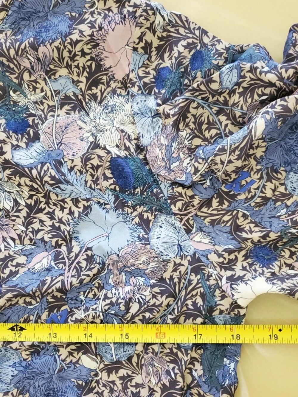 Zadig & Voltaire Rhona Wild Garden Floral Flutter Sleeve Women's Dress Size XS - Picture 10 of 13
